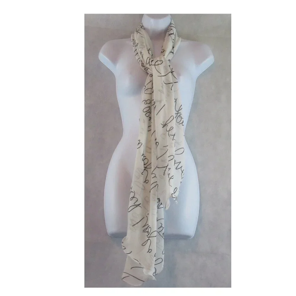 Style & Co. Women's Hello Lovely Wrap, White, One Size